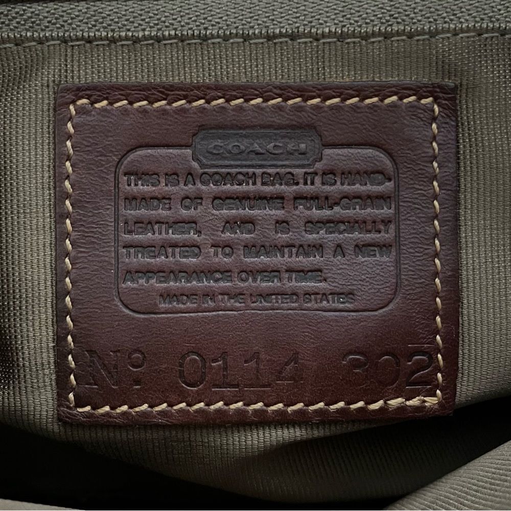 Coach Sheridan Collection Crossbody Ivory Pebbled Leather Bag Rare Vintage USA - Picture 11 of 12